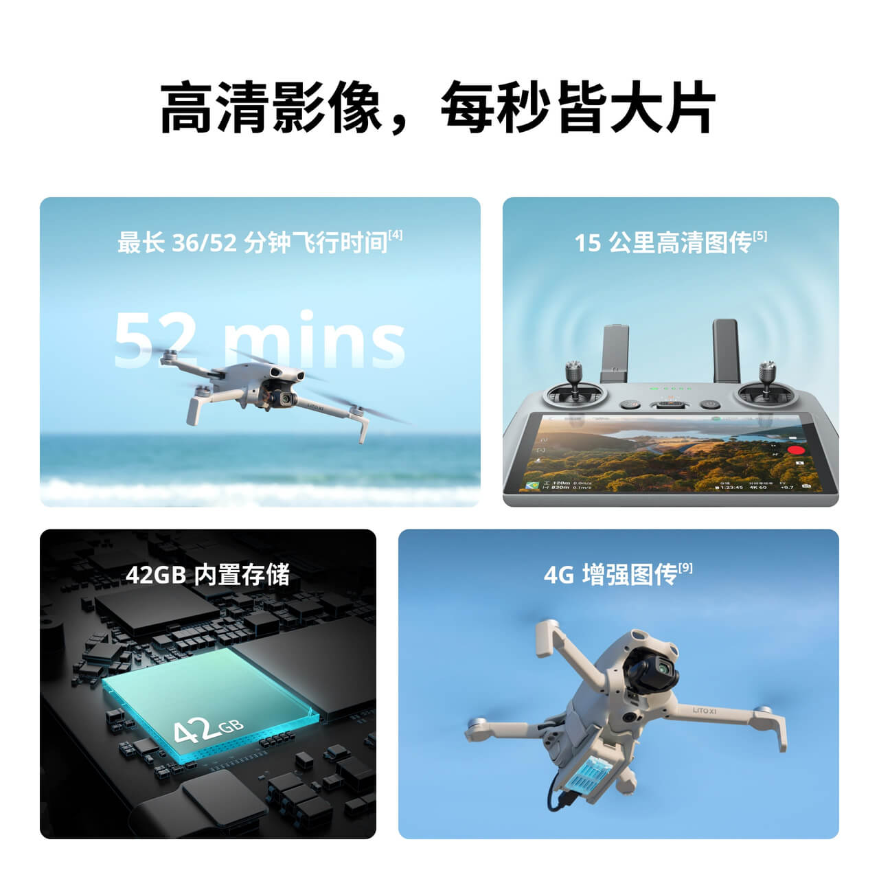 DJI Lito X1 畅飞套装（DJI RC 2）