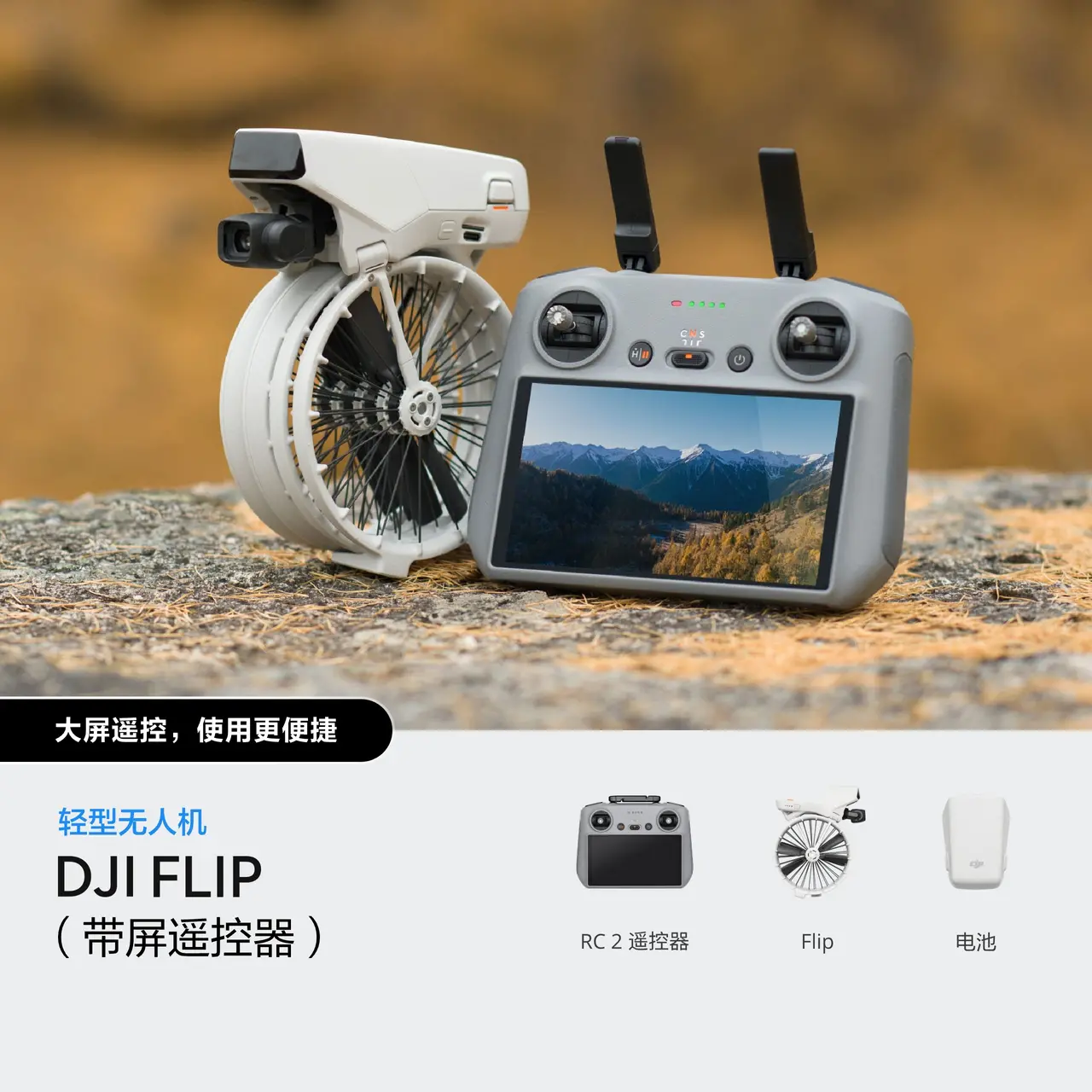DJI Flip（带屏遥控器）